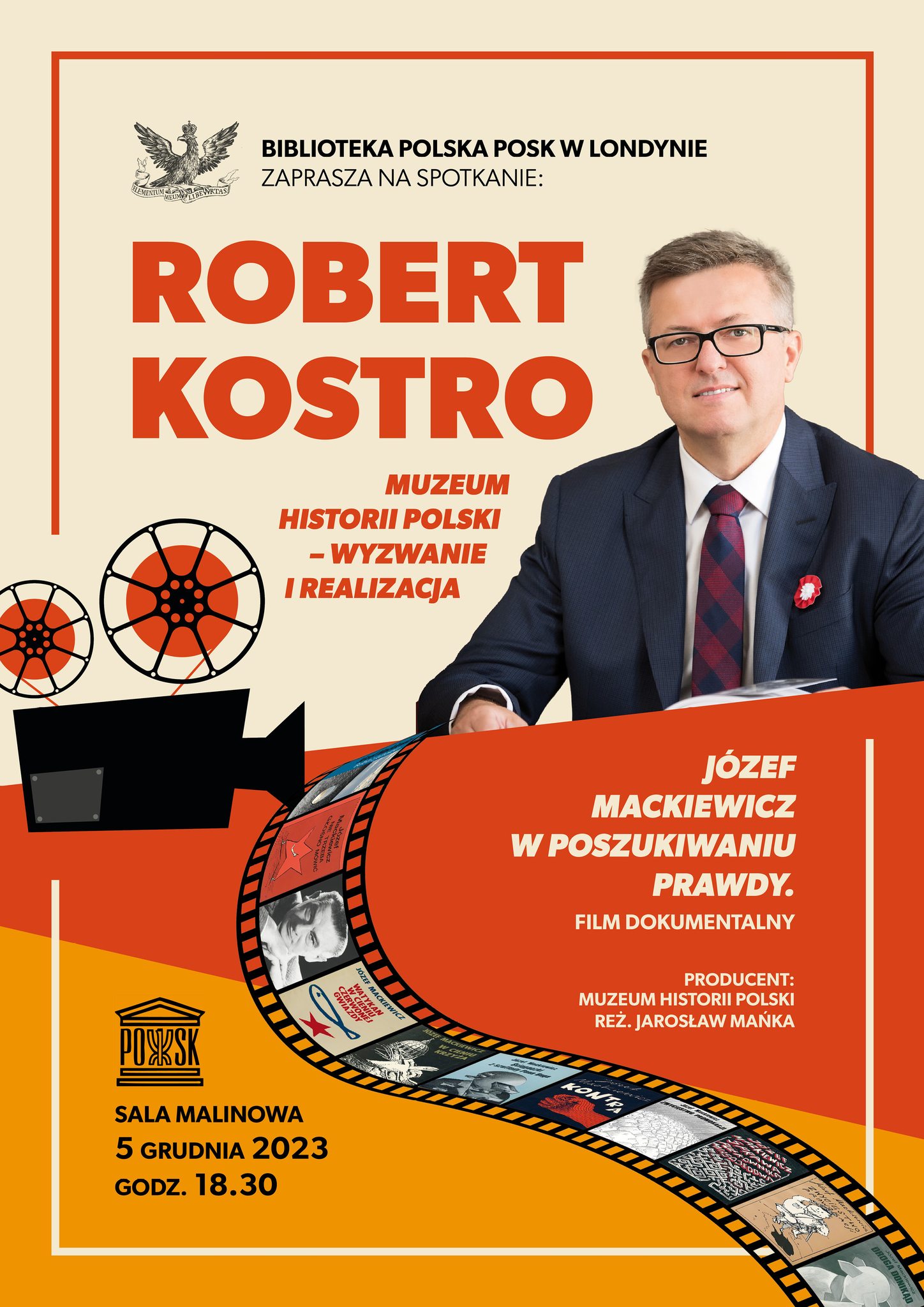 Spotkanie z Robertem Kostro z Muzeum Historii Polski